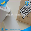 Adhesive Printable white eggshell paper material/fragile label paper material